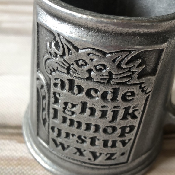 Wilton Armetale “Give Us This Day Our Daily Bread” serving dish and Child’s Mug - Picture 5 of 7